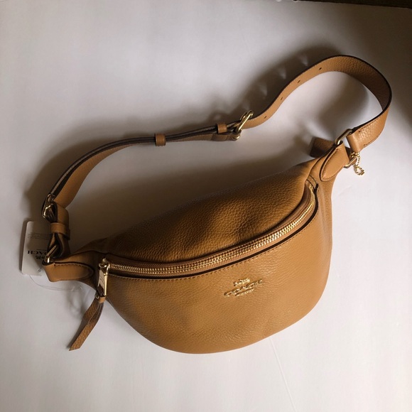 🥰HP🥰 COACH Belt Bag / Fanny Pack Light Saddle - Picture 10 of 10